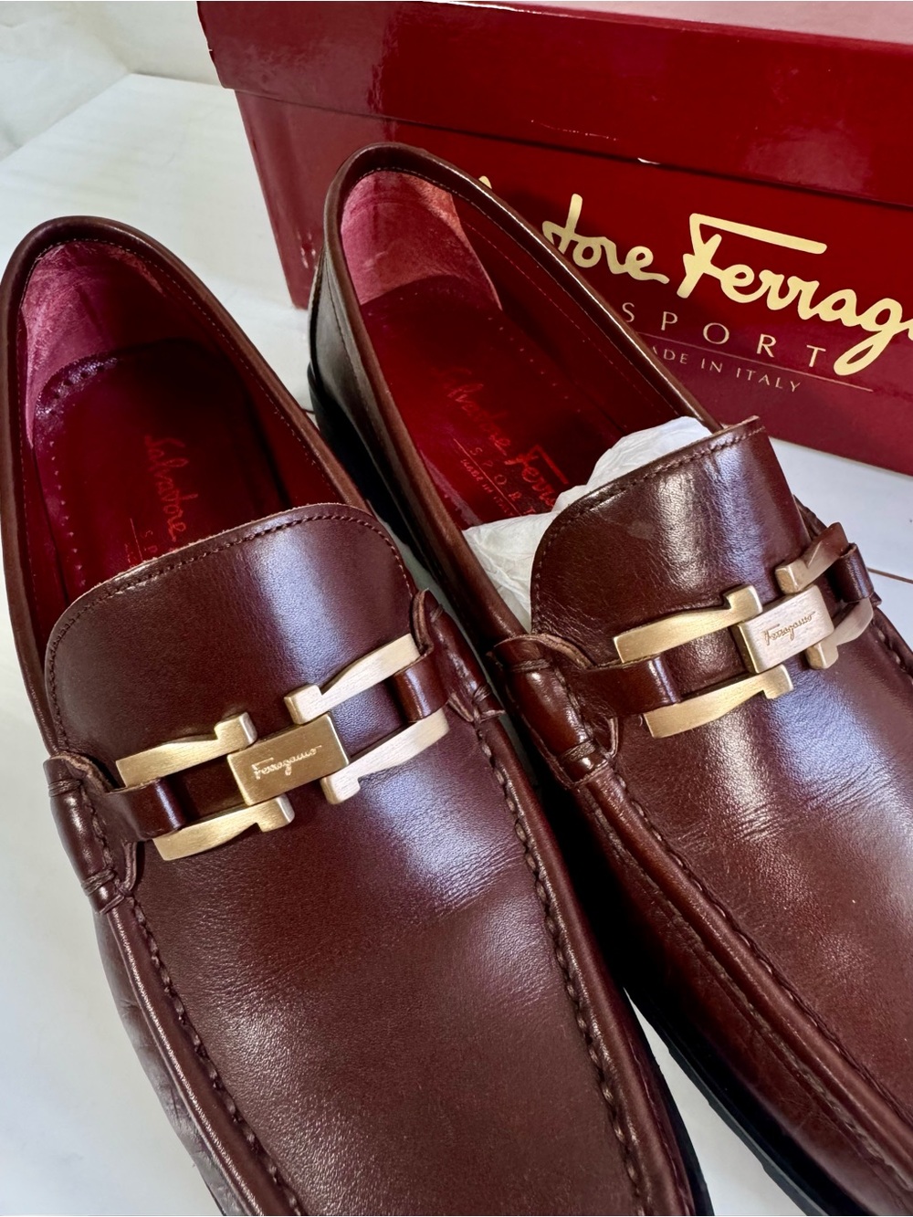 Salvatore Ferragamo leather bit loafers - Picture 6 of 9